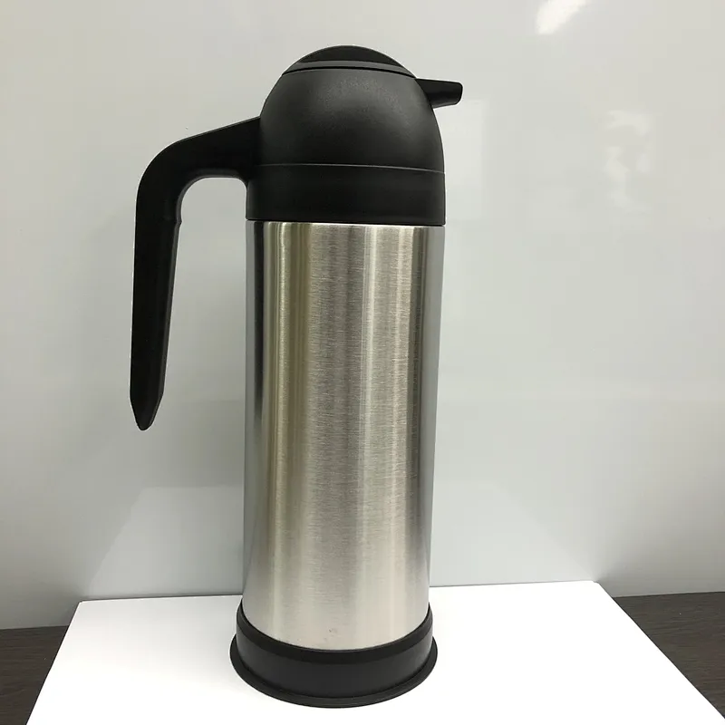 Insulation Silver Stainless Steel Coffee Pot