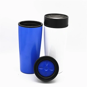 Double wall insulated travel mug