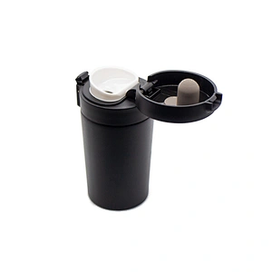 Safe lock stainless steel vacuum travel mug