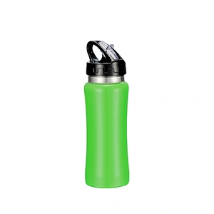 350ml Custom Logo Fashion Sublimation Stainless Steel Sport Water Bottle With Straw