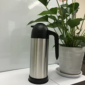 Insulation Silver Stainless Steel Coffee Pot