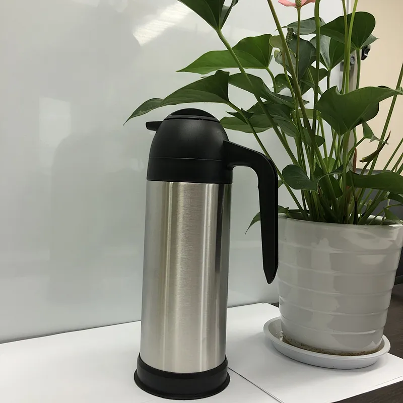 Insulation Silver Stainless Steel Coffee Pot