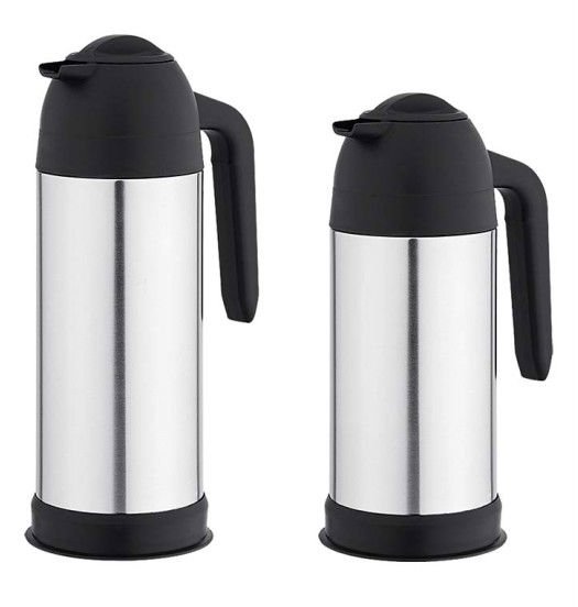 Insulation Silver Stainless Steel Coffee Pot