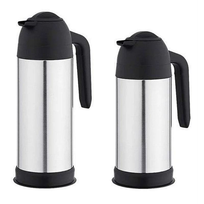 Insulation Silver Stainless Steel Coffee Pot