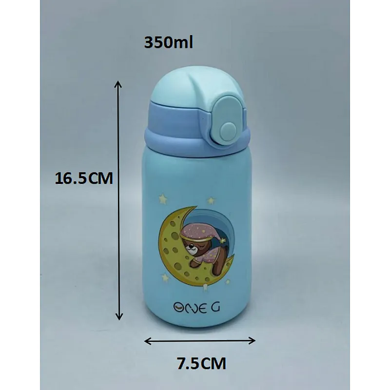 350ml kids stainless steel water thermos bottle