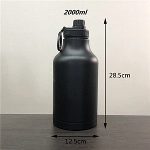 Large capacity stainless steel sport water bottle