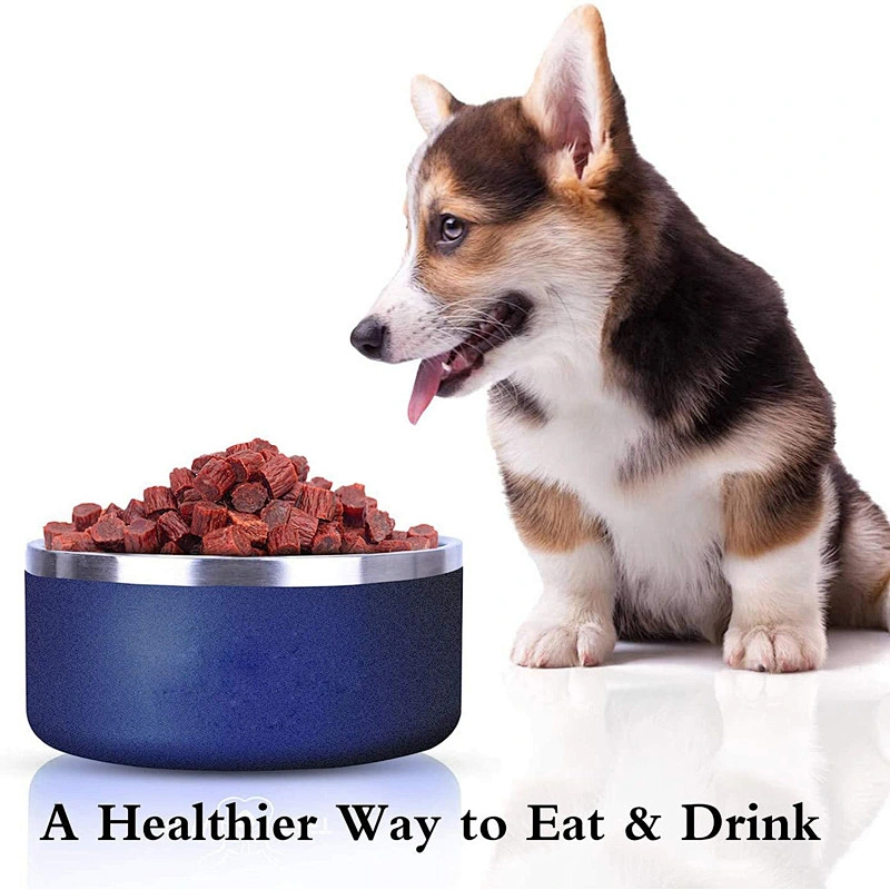 Wholesale Large 64 oz Insulated Dog Bowl Stainless Steel Pet Bowls