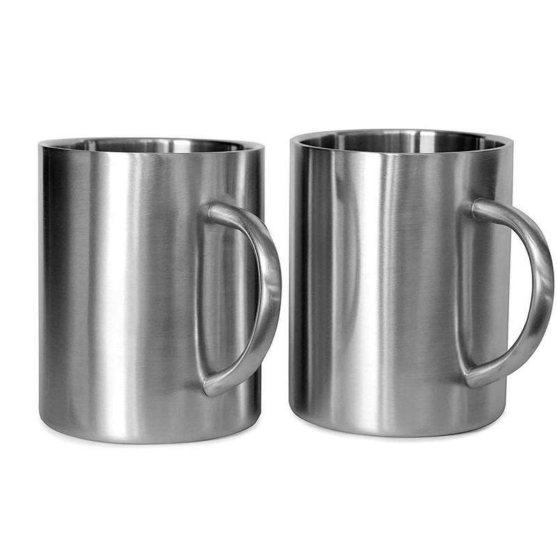Double wall stainless steel insulated small coffee mug