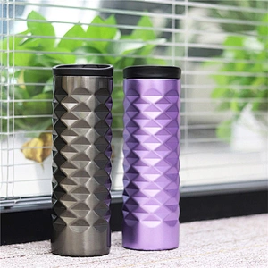 Big capacity special shape stainless steel travel tumbler