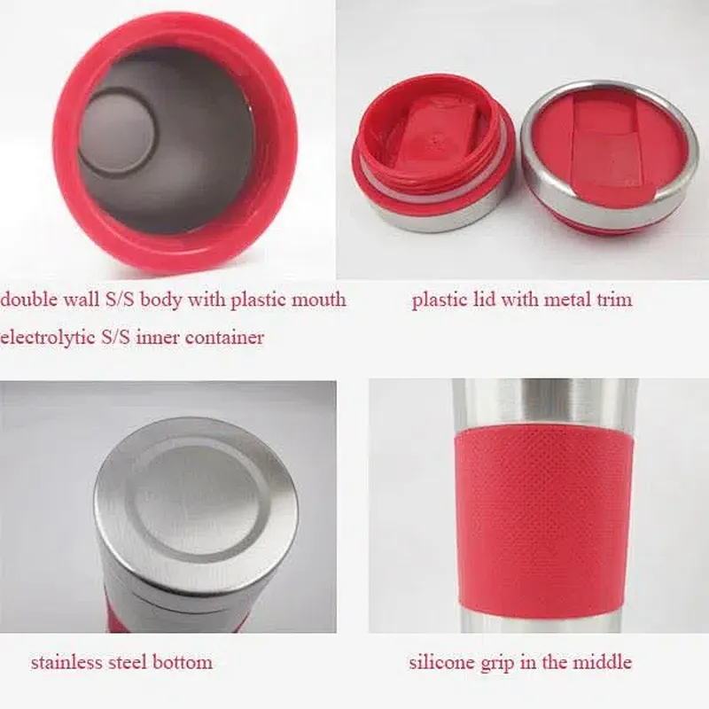 Travel Mug With Silicone