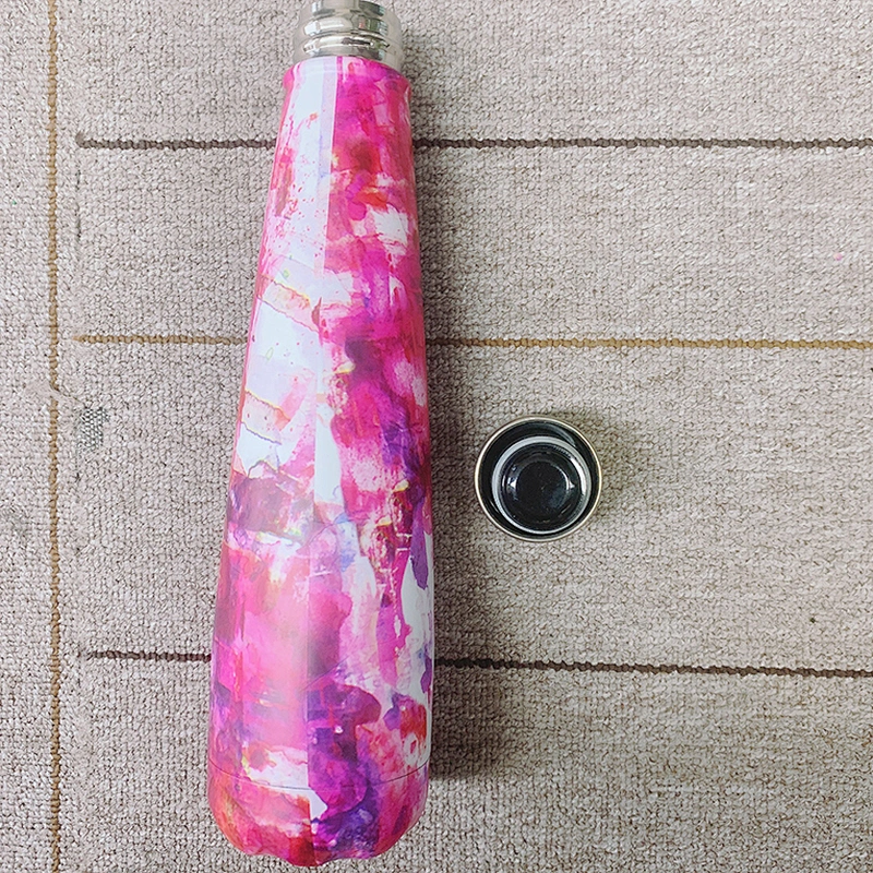 Direct drinking Lid Thermal Water Bottle