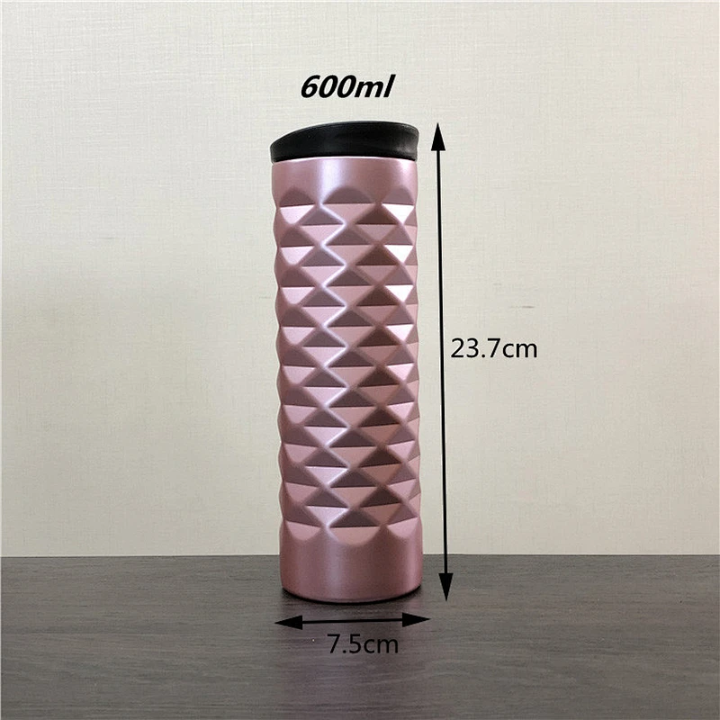 Big capacity special shape stainless steel travel tumbler