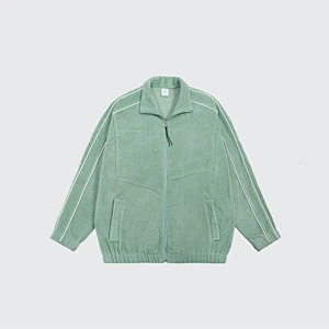 Fleece zip jacket and sweatpants tracksuit