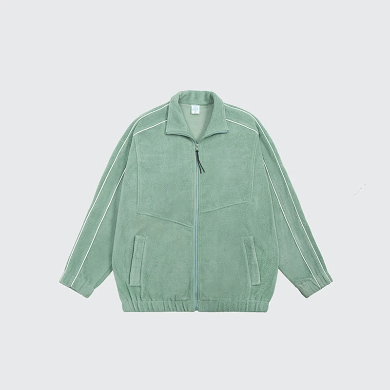 Fleece zip jacket and sweatpants tracksuit