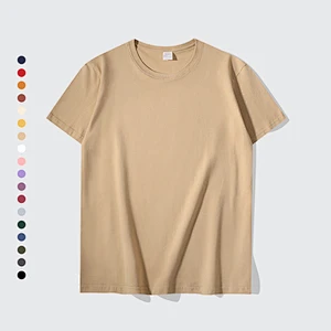Combed cotton unisex loose short sleeve