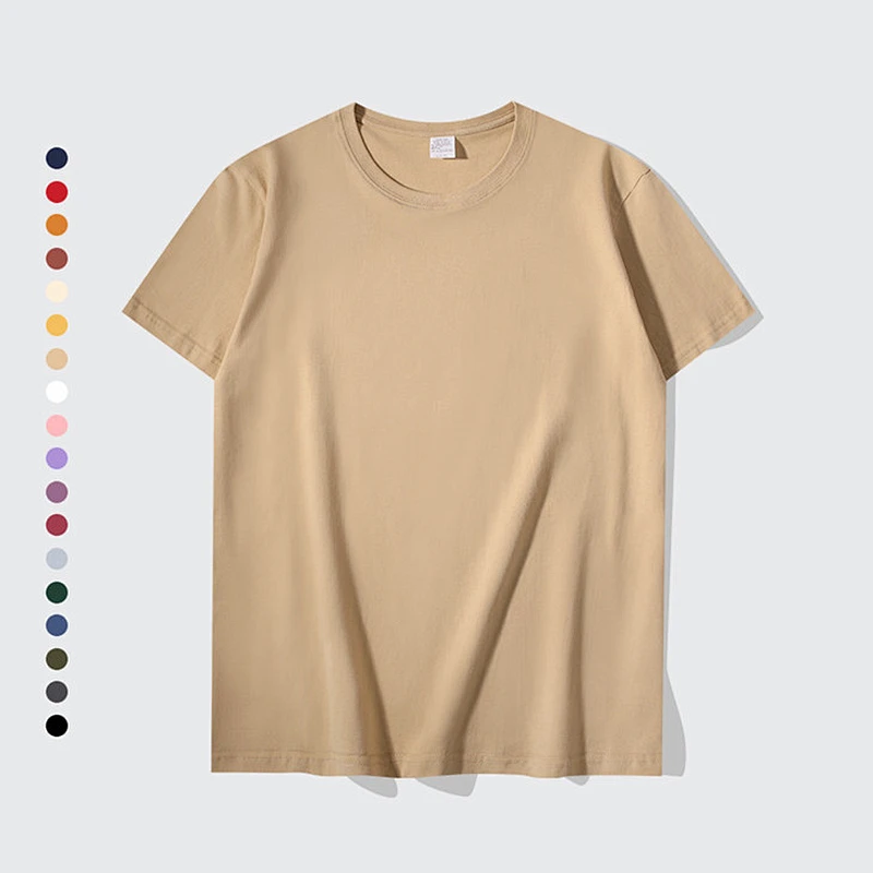 Combed cotton unisex loose short sleeve