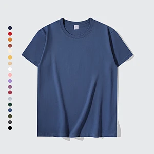 Combed cotton unisex loose short sleeve