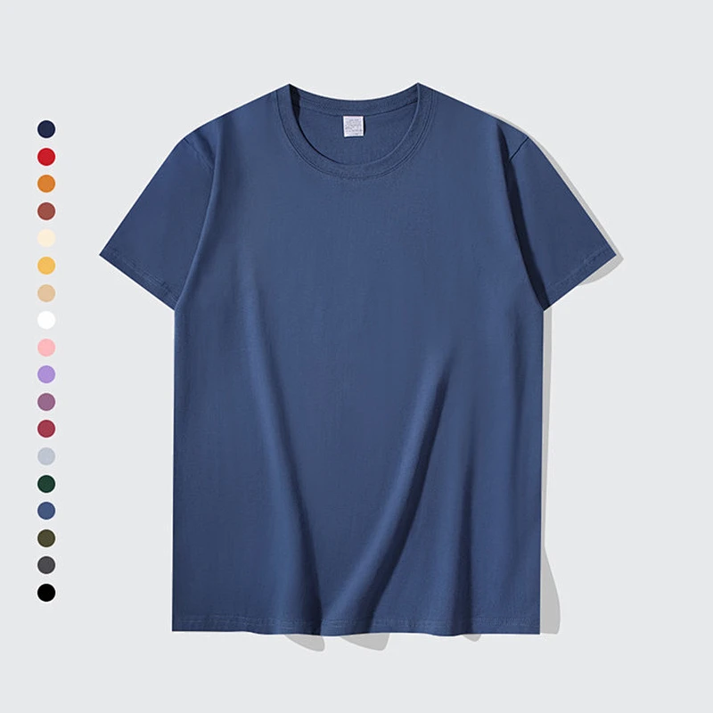 Combed cotton unisex loose short sleeve