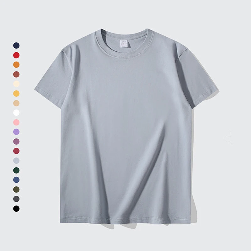 Combed cotton unisex loose short sleeve