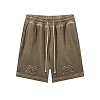 Boys' cotton printed five-point casual shorts