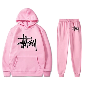 Autumn and winter fleece sweater suit colorful sportswear