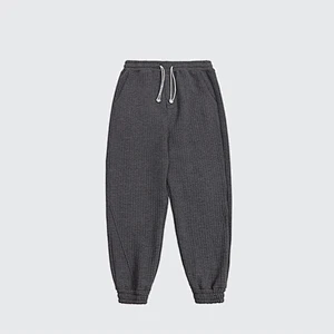 Hooded plaid spring and autumn couple sportswear