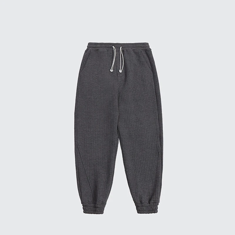Hooded plaid spring and autumn couple sportswear