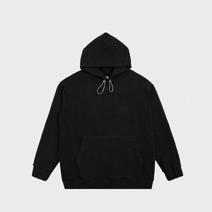 Hooded plaid spring and autumn couple sportswear