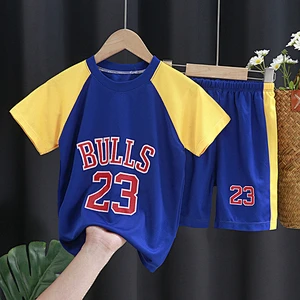 New Summer Children′ S Short-Sleeved Tracksuit