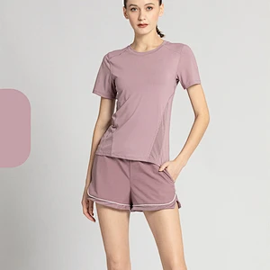 New summer mesh stitching yoga suit sportswear