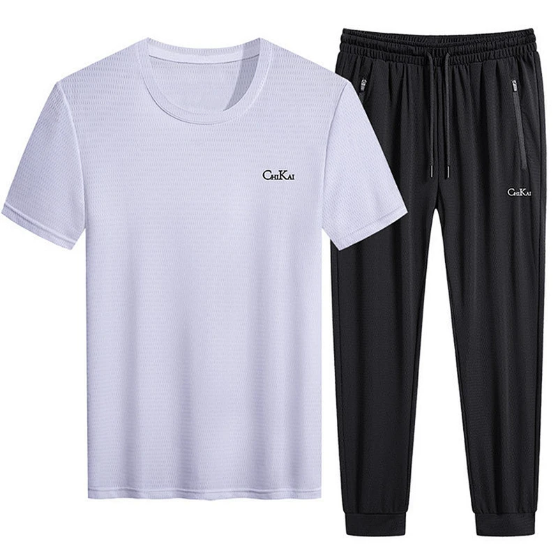 Ice silk fabric ultra-thin quick-drying breathable tracksuit