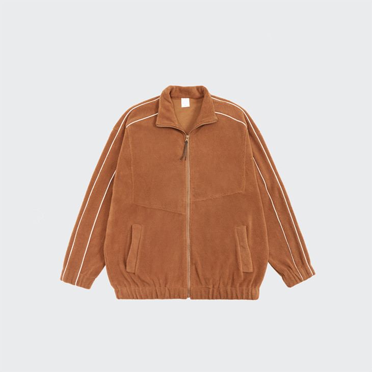 Fleece zip jacket and sweatpants tracksuit