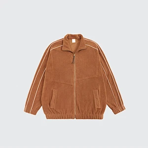 Fleece zip jacket and sweatpants tracksuit