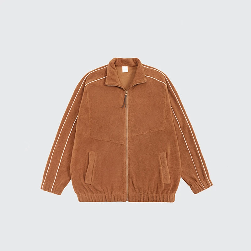 Fleece zip jacket and sweatpants tracksuit