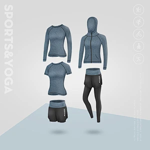 Colorful Multi-Piece Combination Yoga Tracksuit