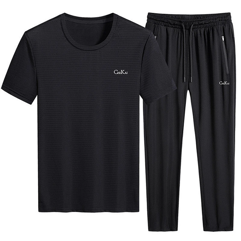Ice silk fabric ultra-thin quick-drying breathable tracksuit