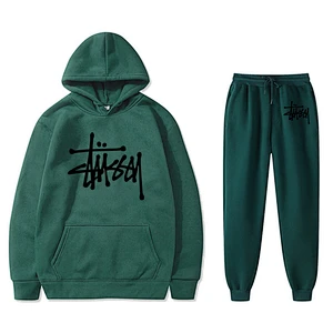 Autumn and winter fleece sweater suit colorful sportswear
