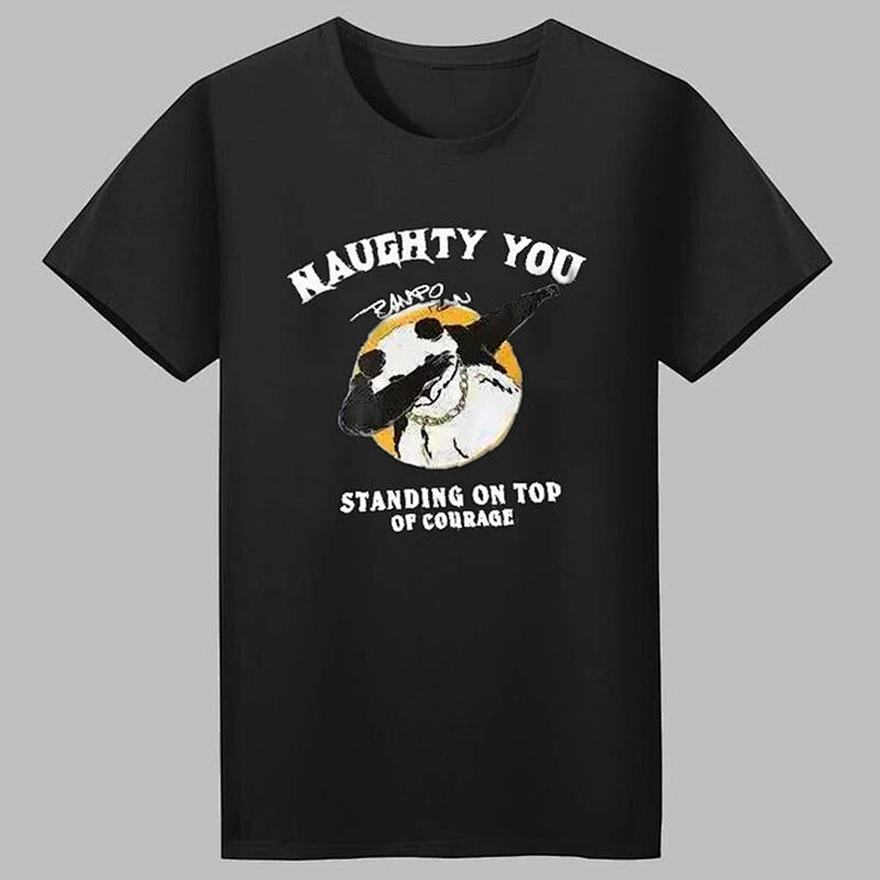 Summer Men's Printed Loose T-Shirt round collar T-Shirt