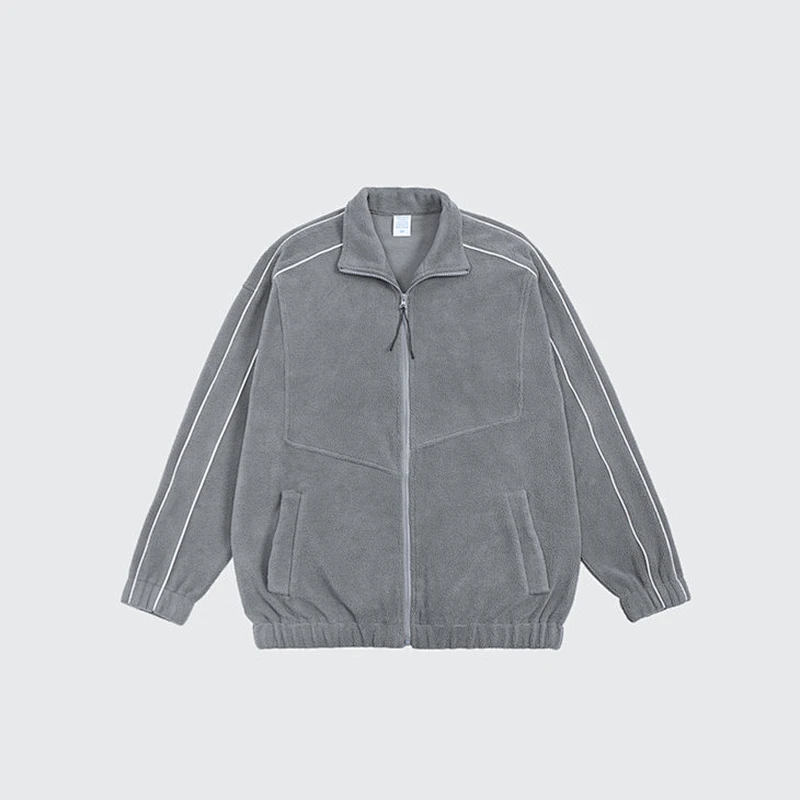 Fleece zip jacket and sweatpants tracksuit