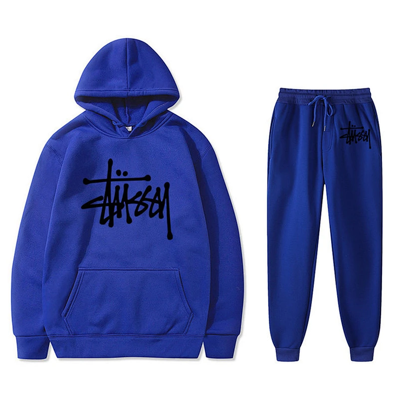 Autumn and winter fleece sweater suit colorful sportswear