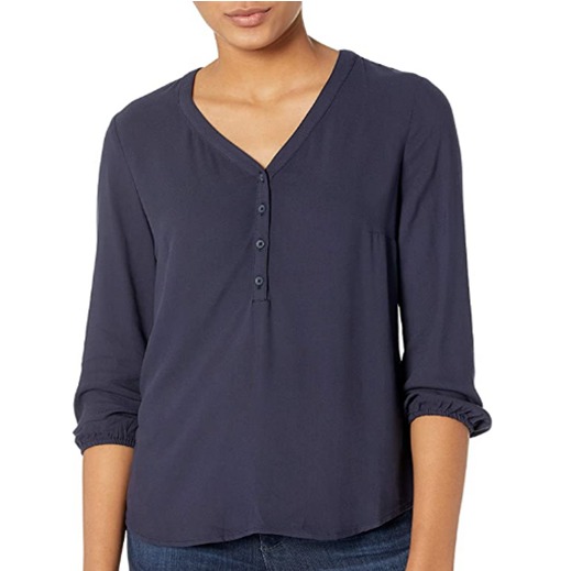 V-neck Button Printing Blouses Loose Summer Shirts