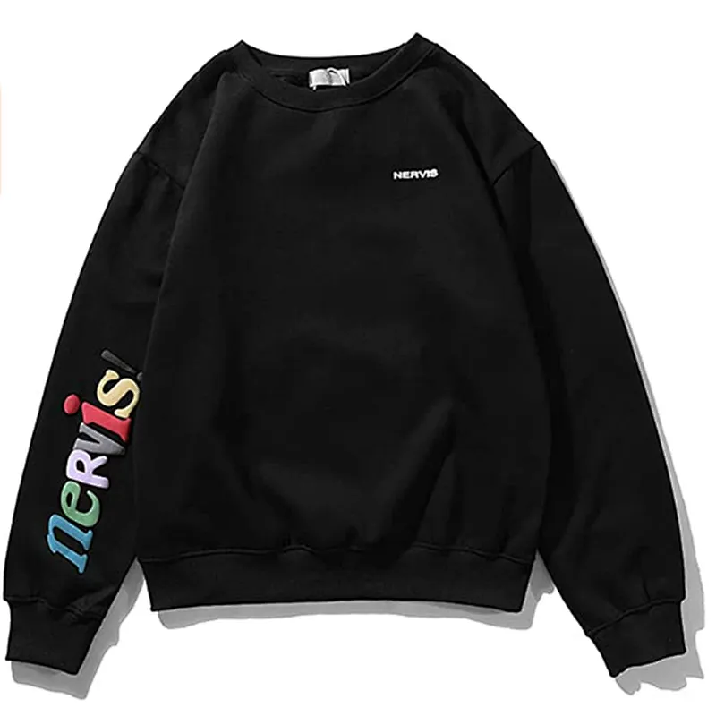 Sweatshirts Graphic Printing Hip Hop Hoodies Cotton Long Sleeve Pullover
