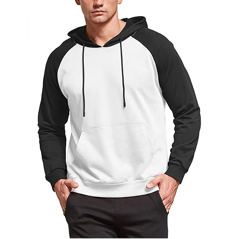 Casual Pullover Hoodie Long Sleeve Cotton Hooded Sweatshirts