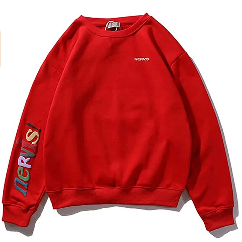 Sweatshirts Graphic Printing Hip Hop Hoodies Cotton Long Sleeve Pullover
