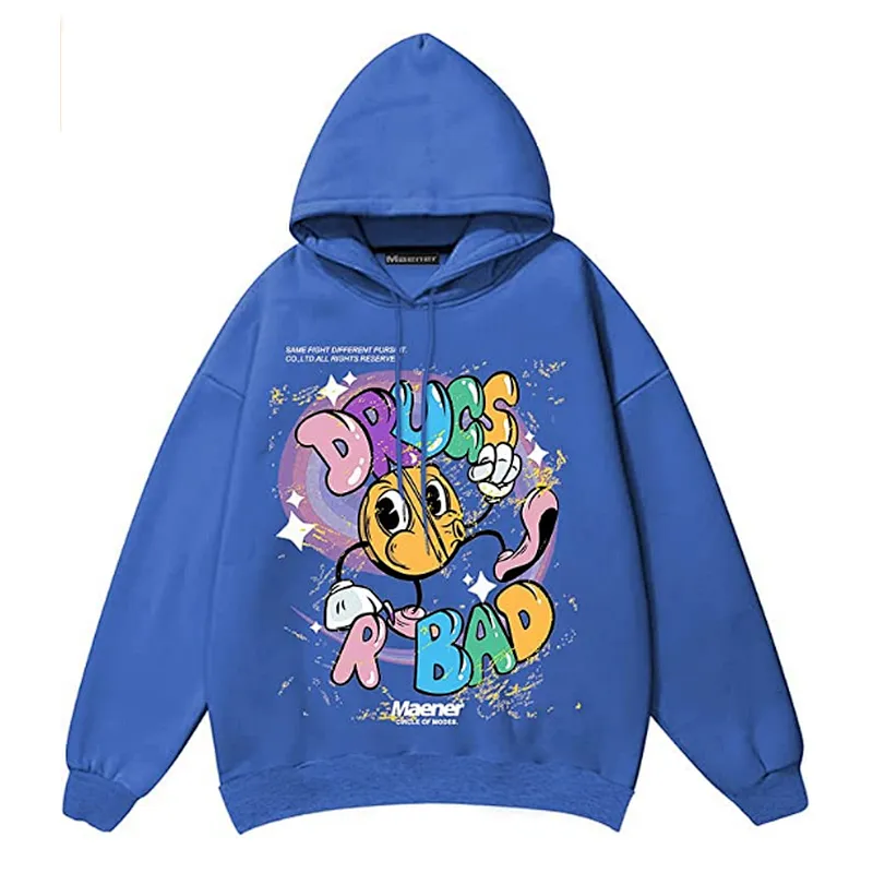 Cartoon Oversized Printing Women Hoodie Pullover Unisex Hoodie