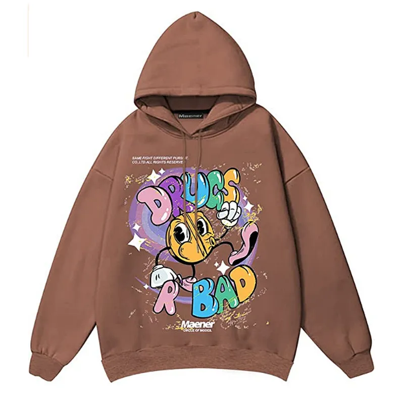 Cartoon Oversized Printing Women Hoodie Pullover Unisex Hoodie