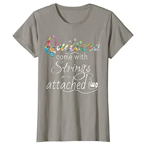 Rich Color Printing With Strings Attached T-Shirt