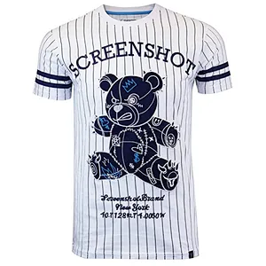 New Style Embroidery Round neck T-shirts Fashion Tee