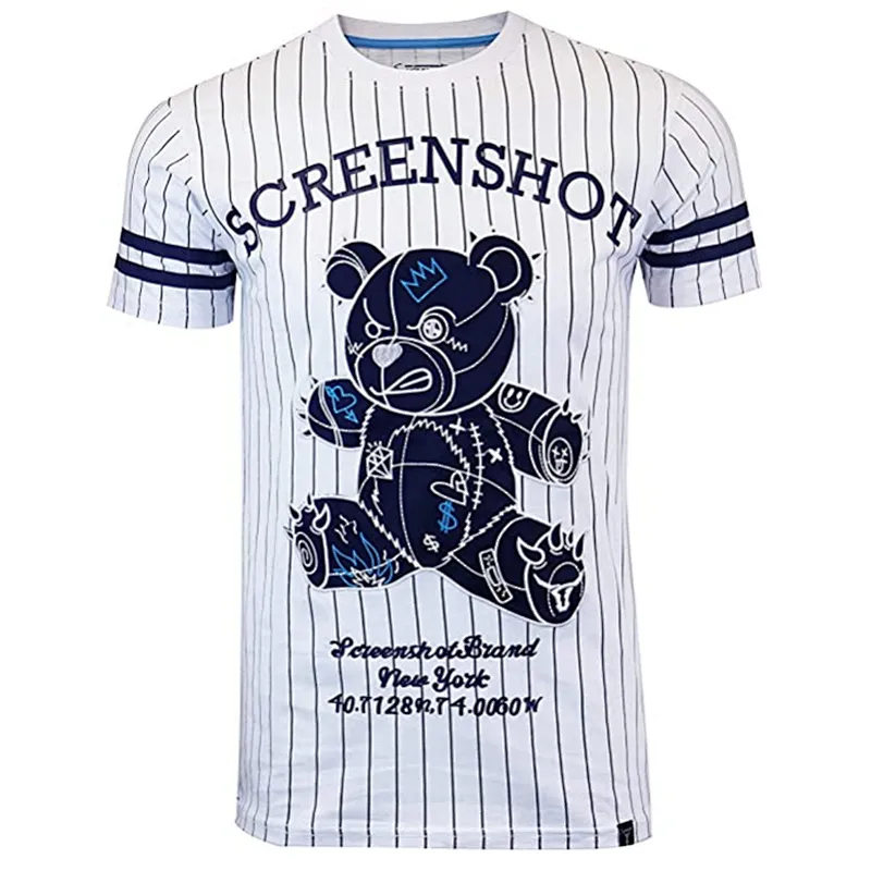 New Style Embroidery Round neck T-shirts Fashion Tee