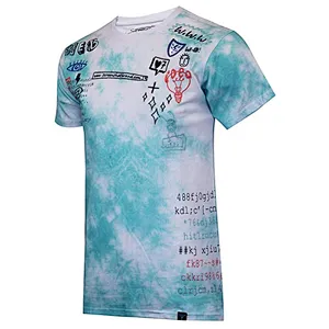 Men’s Fashion Graffiti Print T-Shirt Funny Summer T-Shirt
